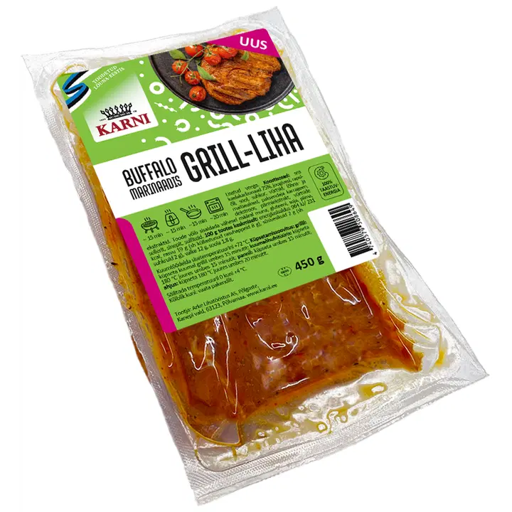 Karni Buffalo marinaadis grill-liha, 450 g