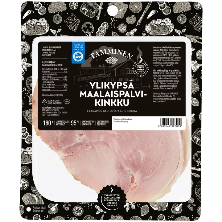 Tamminen ylikypsä maalaispalvikinkku 180g