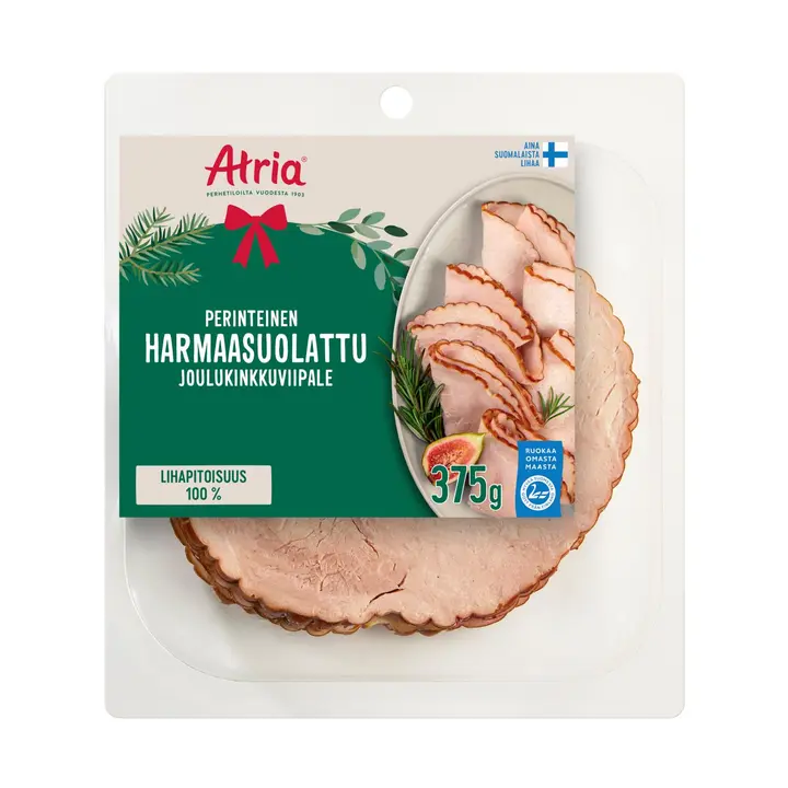 Atria Perinteinen Harmaasuolattu Joulukinkkuviipale 375g