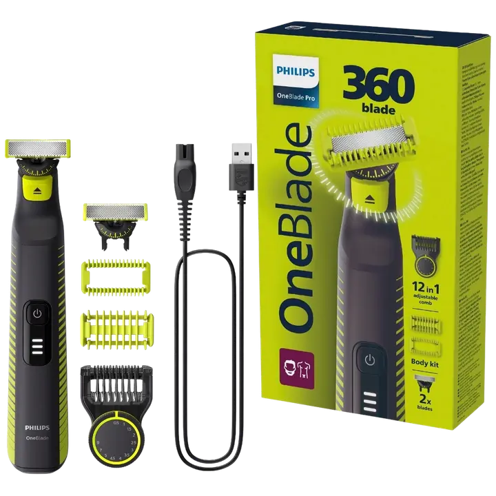 Trimmer Philips OneBlade Pro 360 QP6507/23 F&y