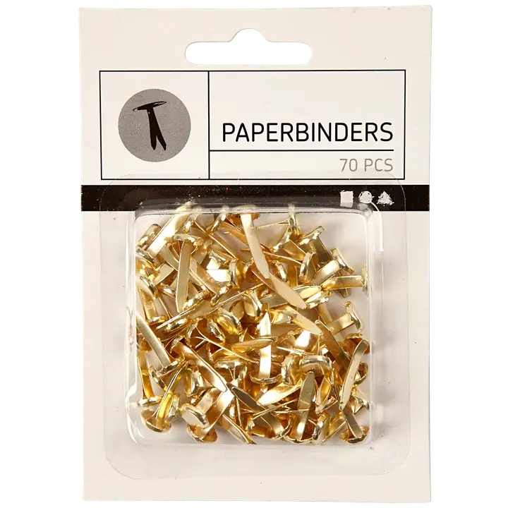 Creativ Company haaraniitit 70 kpl kulta