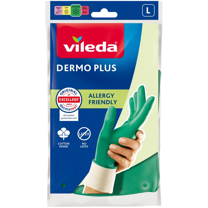 Vileda Dermo Plus L nitriilitalouskäsine 1 pari