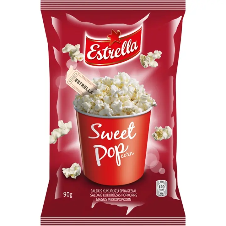 ESTRELLA Mikropopkorn magus 90 g