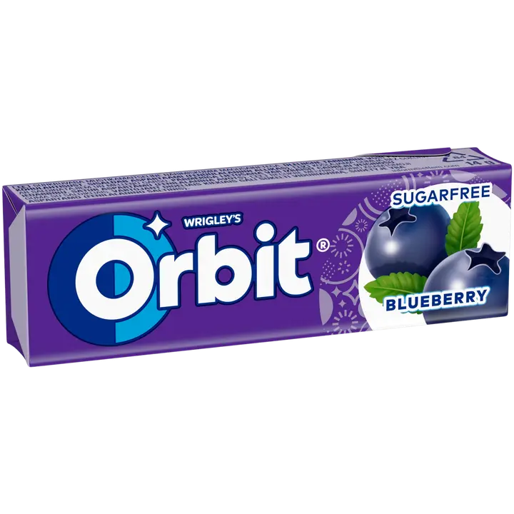 Orbit Blueberry närimiskummid 14 g