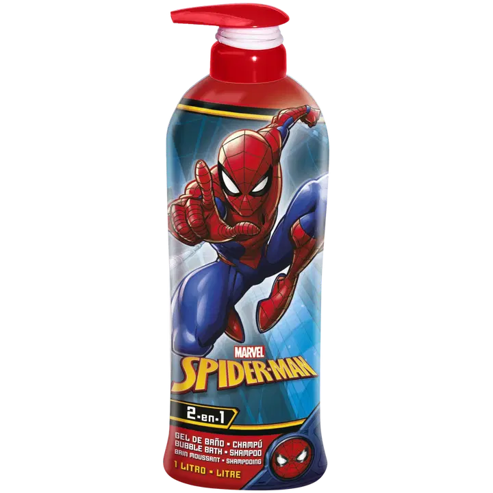 Spiderman 1l kylpyvaahto & shampoo -pumppupullo