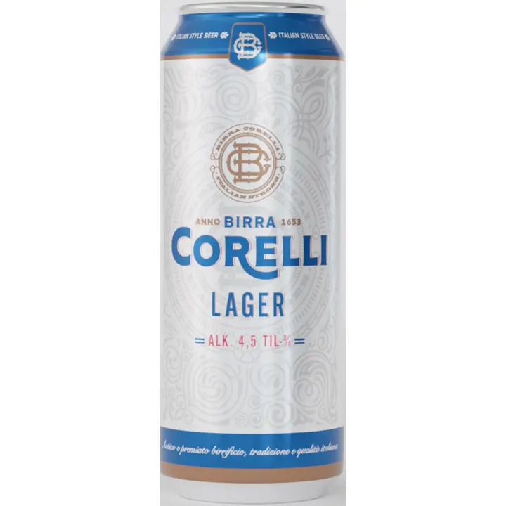 Birra Corelli lager 4,5% 0,5l tlk
