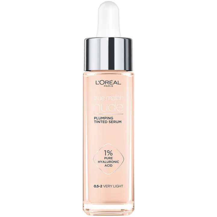 L'Oréal Paris True Match Nude Plumping Sävytetty seerumimeikkivoide kosteuttaa ja tasoittaa ihon sävyä 30 ml