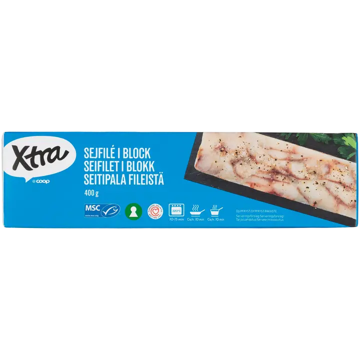 Xtra seitipala fileistä MSC 400 g pakaste