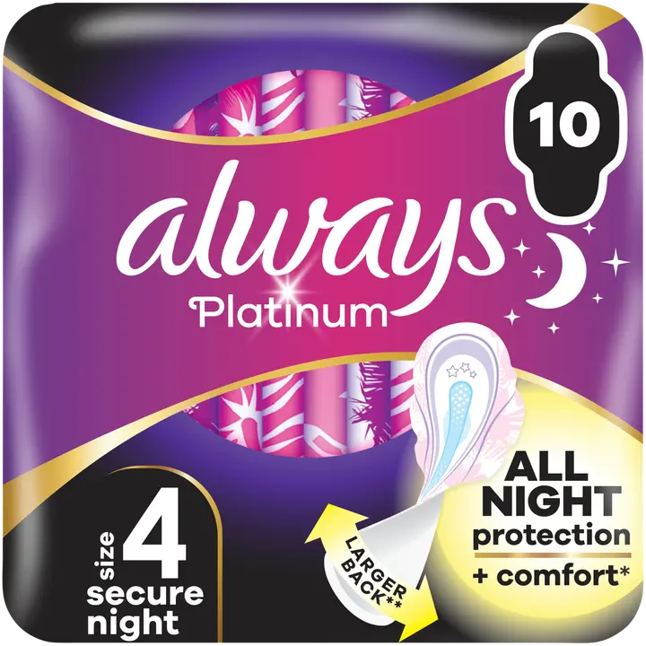 Always Hügieeniside Platinum Night S4 10tk