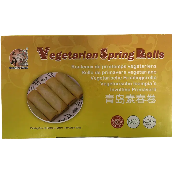 Oriental Gods Kevadrullid Vegetarian Tsingtao 900 g