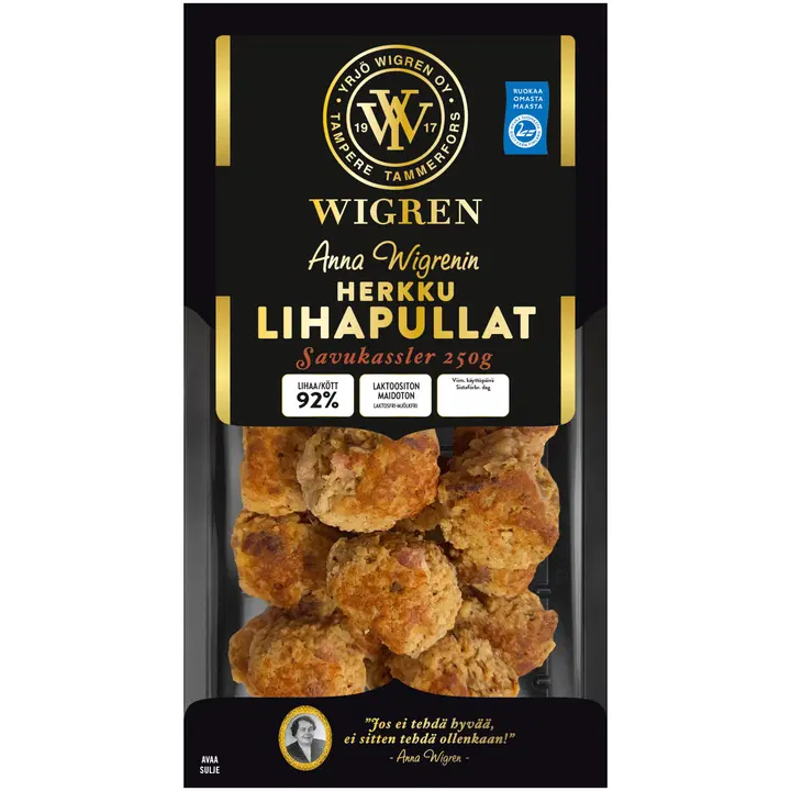 Wigren Herkku Lihapullat Savukassler 250g