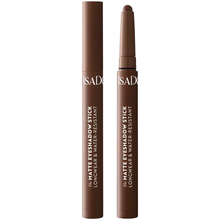 Isadora The Matte Eyeshadow Stick Longwear & Water-Resistant luomiväripuikko 62 True Brown 1,2 g