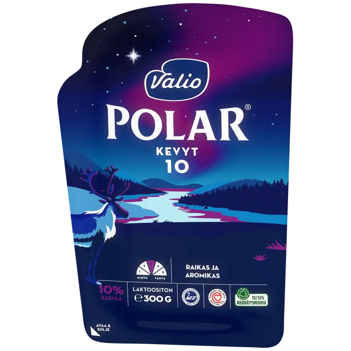 Valio Polar® Kevyt 10 % e300 g viipale