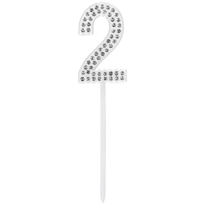 Koristetikku timantein numero 2