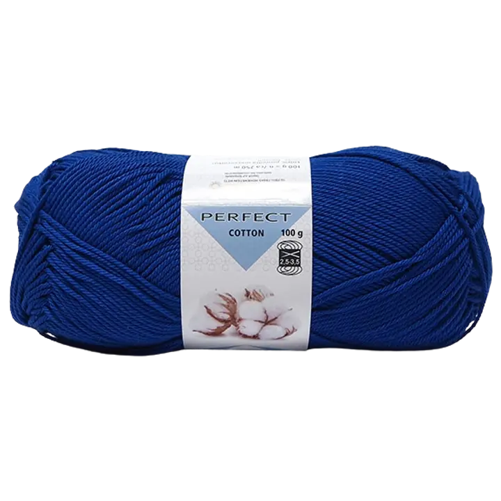 Perfect Cotton puuvillalanka 100g sininen