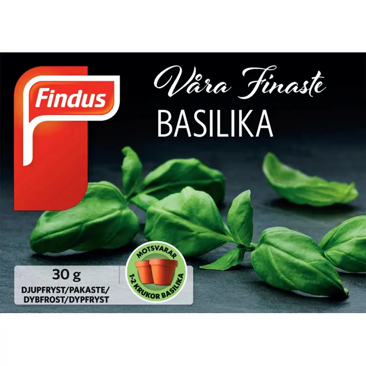 Findus Våra Finaste Basilika 30g, pakaste