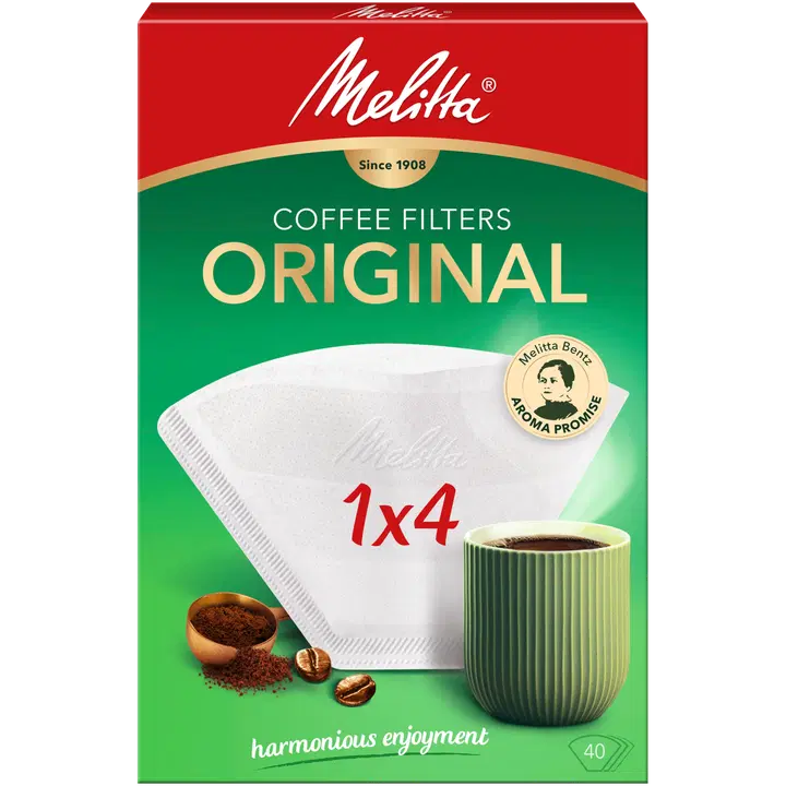 Melitta 1x4/80 valkoinen suodatinpaperi