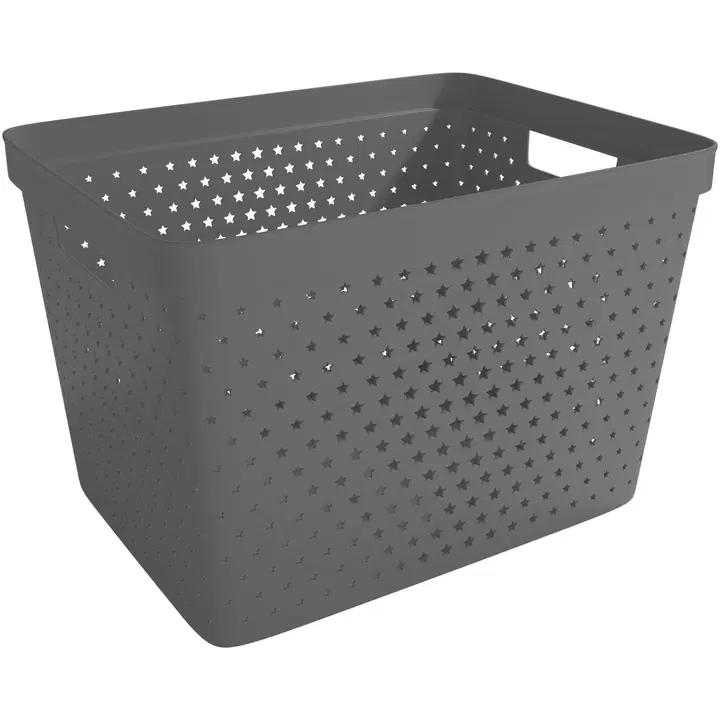 Säilytyskori Star Basket 19l harmaa