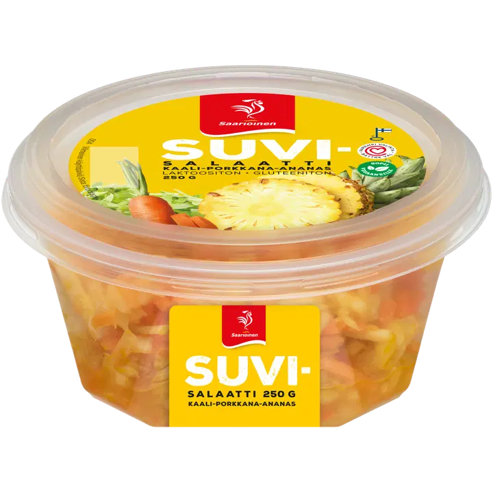 Saarioinen Suvisalaatti, kaali-porkkana-ananassalaatti 250g