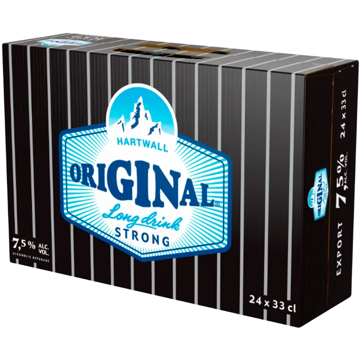 Hartwall Original Long Drink Strong muu alkohoolne jook 7,5%vol 24x330 ml