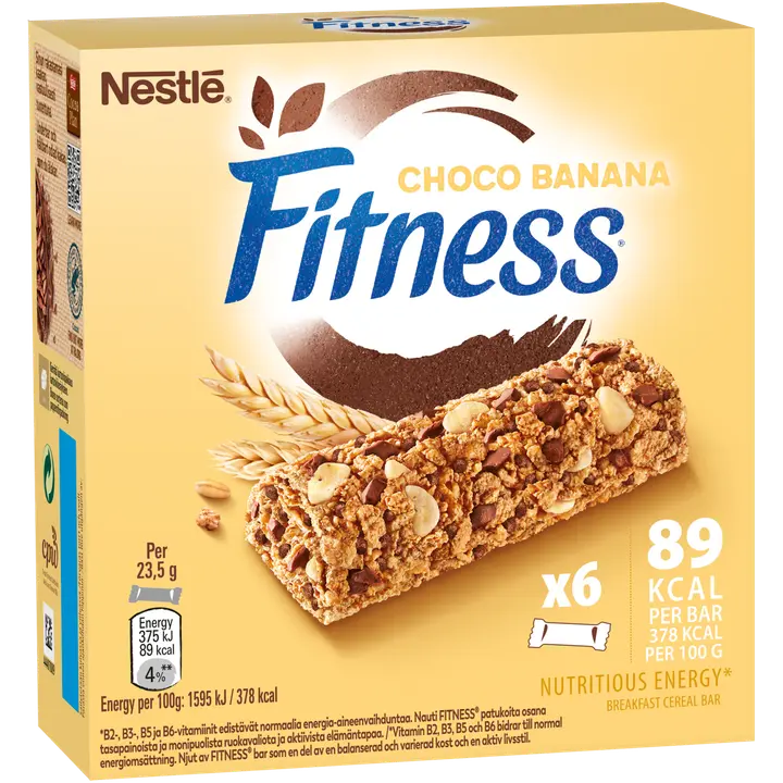 Fitness 6x23,5g Choco Banana viljapatukka