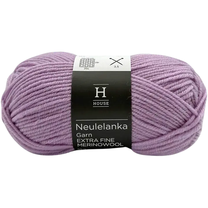 House neulelanka merinovilla 311120 50 g Light Lilac 12119