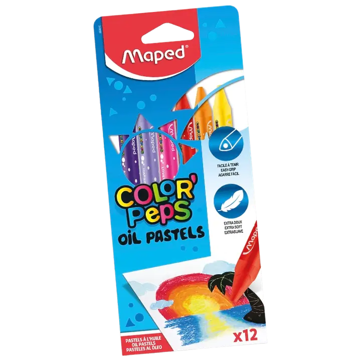 Õlipastell colorpeps 12tk