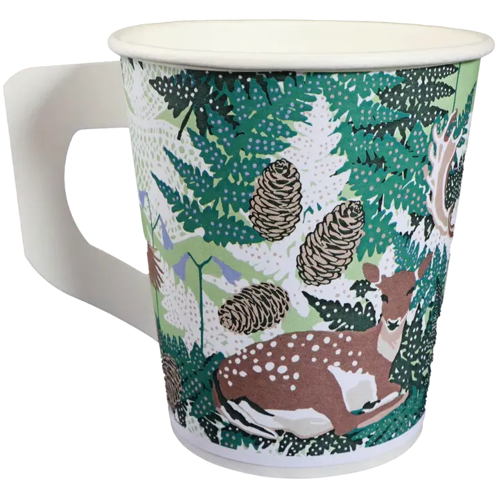 Huhtamaki kartonkinen kahvikuppi 50x175ml Metsänkätkö