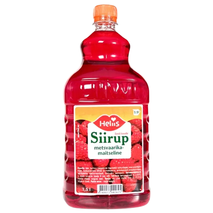 Heliis metsvaarika siirup 1,5L