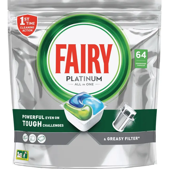 Fairy Platinum All in One Original 64kpl konetiskitabletti