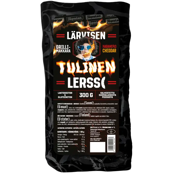 Tapola Lärvisen lerssi habanero-cheddar 300 g