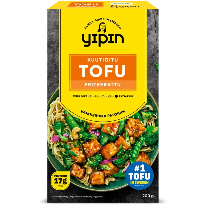 Yipin Kuutioitu Tofu friteerattu 200g