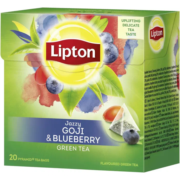 Lipton 20ps Green Goji Blueberry pyramiditee