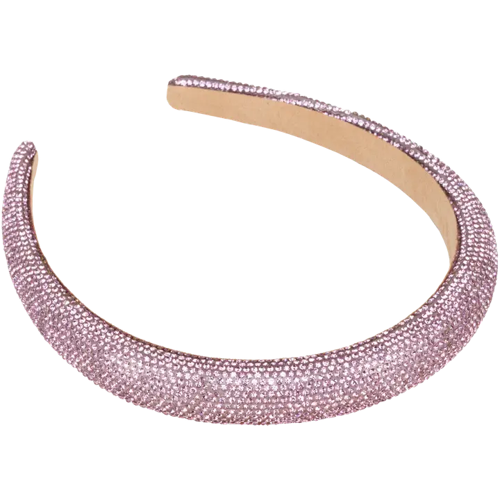 Accessories with Style Hiuspanta leveä glitter vaaleanpunainen