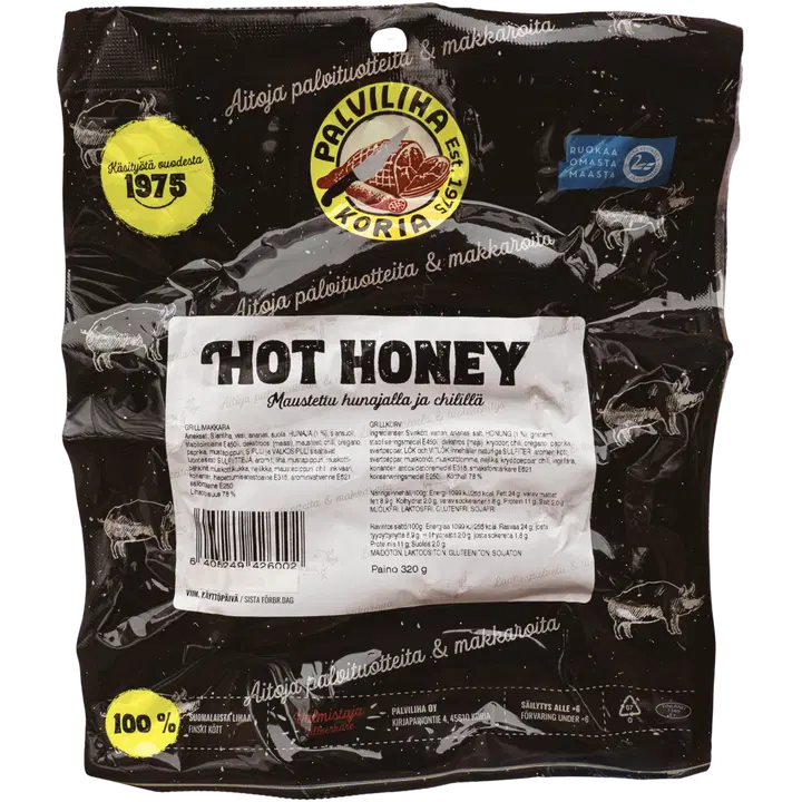 Palviliha Hot honey grilli 320 g