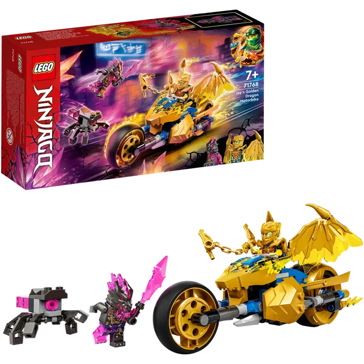 LEGO® Ninjago Jayn kultainen lohikäärmemoottoripyörä 71768