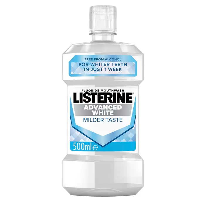 Listerine Advanced White Milder Taste suuvesi 500ml