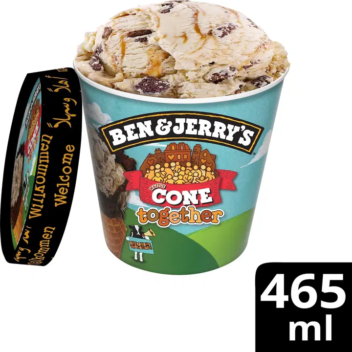 Ben & Jerry's Cone Together jäätelöpakkaus 465ml/391g