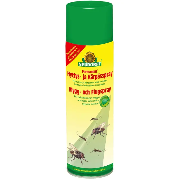 Neudorff 500ml hyttys-ja kärpässpray Permanent
