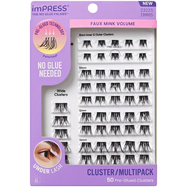 Kunstripsmed Kiss ImPress Faux Mink Volume 50tk