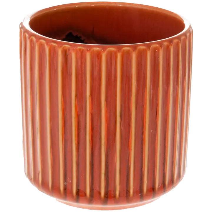 Lillepott 13,5 cm oranž