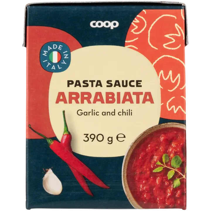 Coop pastakastike valkosipuli ja chili 390 g