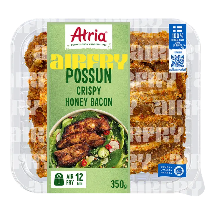 Atria airfry possun crispy honey bacon 350g
