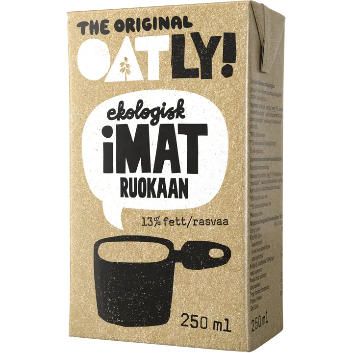 Oatly iMat Ruokaan Luomu 13% 2,5DL