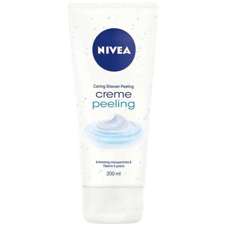NIVEA 200ml Creme Peeling Shower & Scrub -kuoriva suihkugeeli