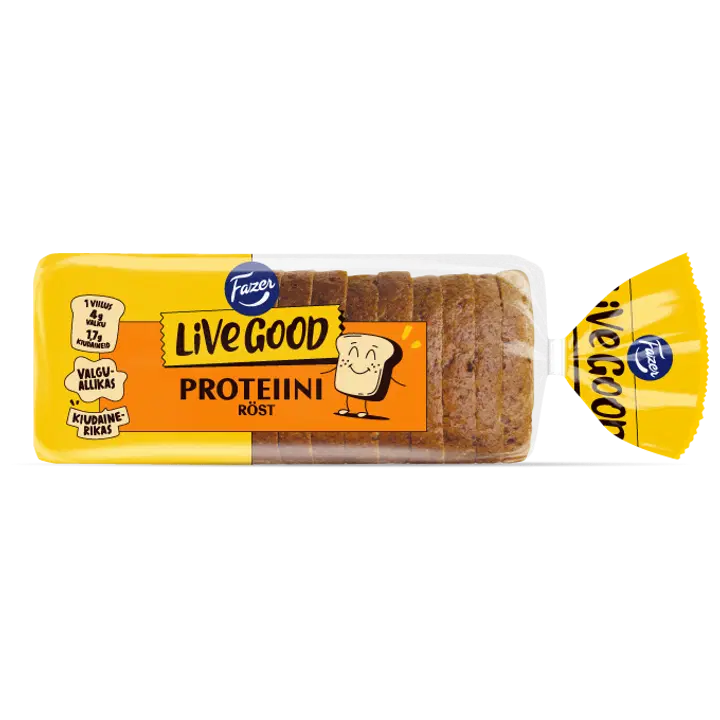 Fazer Live Good Proteiiniröst 450 g