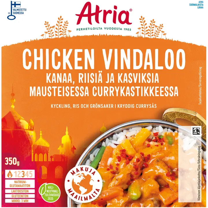 Atria Chicken Vindaloo 350g