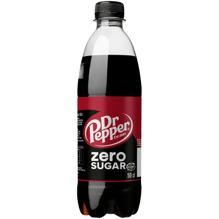 Dr Pepper Zero virvoitusjuoma muovipullo 0,5 L
