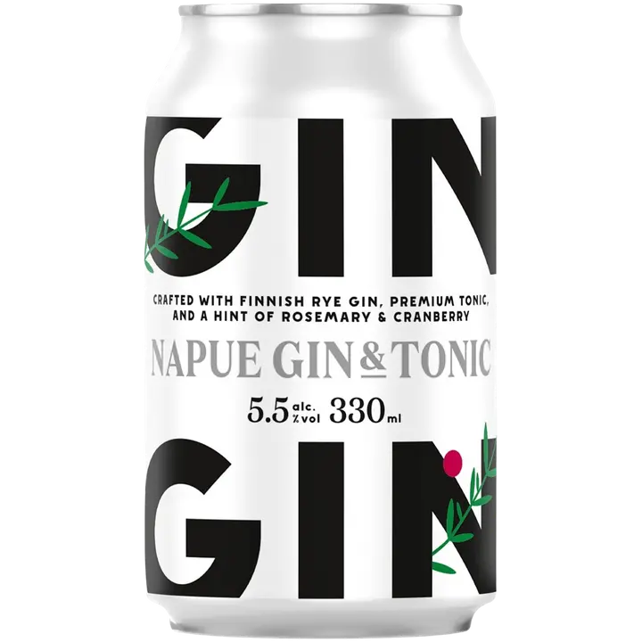 Kyrö Gin & Tonic 5,5 til-% 0,33 l long drink tölkki