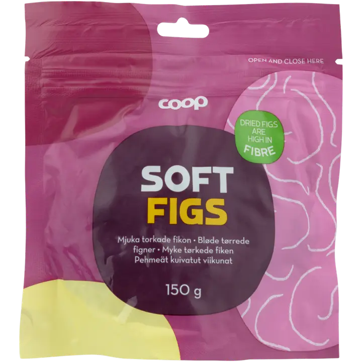 Coop pehmeät kuivatut viikunat 150 g